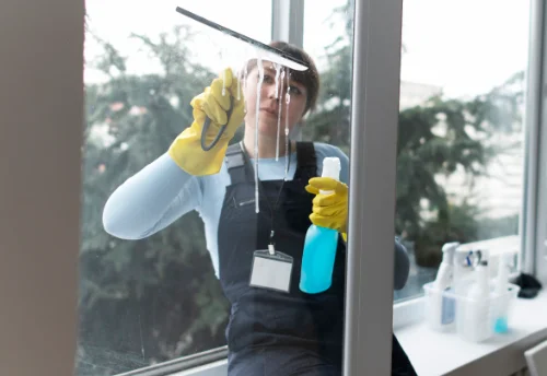 Nettoyage de vitres intérieures et extérieures à Gièvres